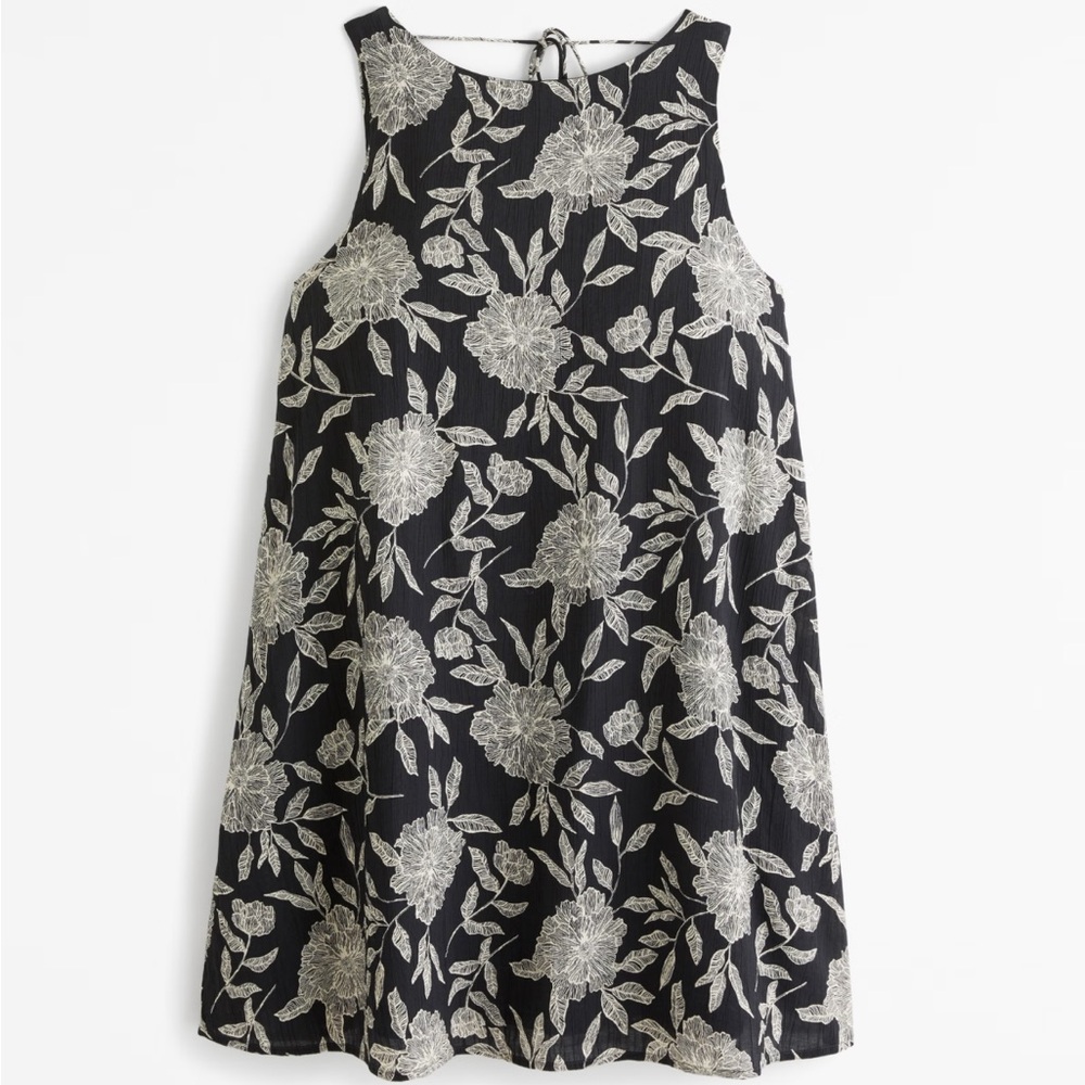 A&F Open-Back Trapeze Mini Dress XXS - Picture 2 of 5